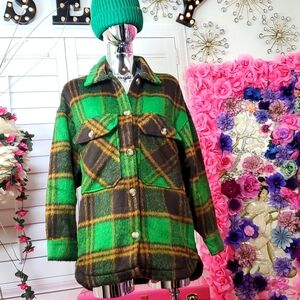 Flannel Plaid Jacket